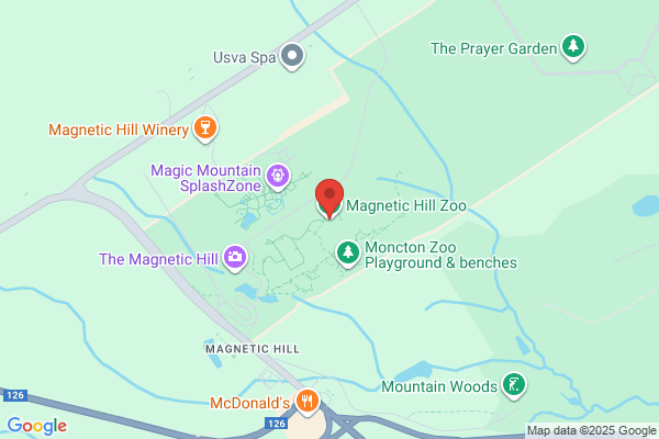 Moncton City of, Direct-Dial To Municipal Departments, Magnetic Hill Zoo