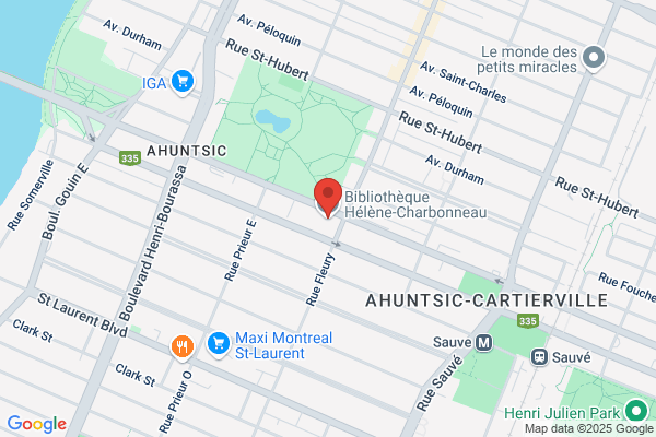 Montreal (City of), Ahuntsic-Cartierville, Culture-Sports-Recreation, Libraries, Ahuntsic