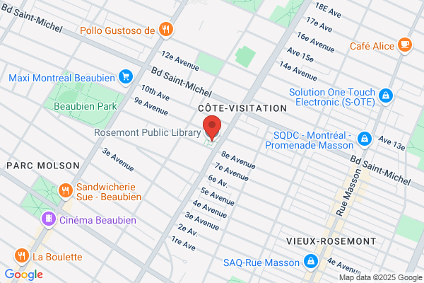 Montreal (City of), Rosemont-La Petite-Patrie, Libraries, Rosemont, Adults