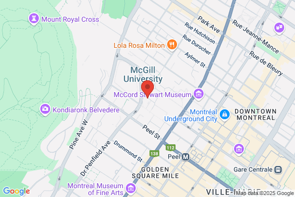 McGill University, Faculties Departments Institute and Schools, Arts and Science, Political Science