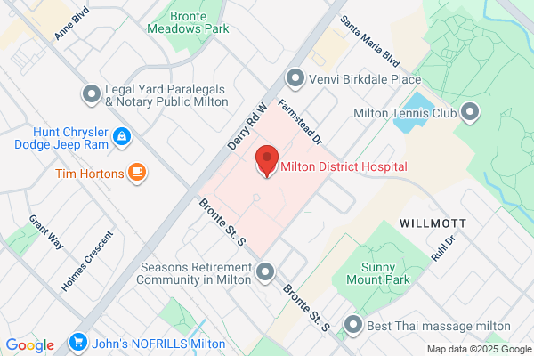 Halton Healthcare Services, Milton District Hospital Site
