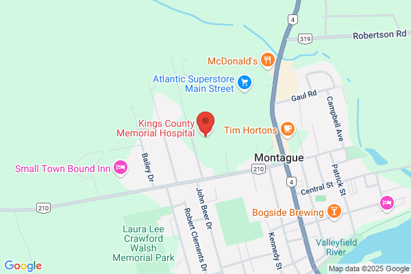 Hospitals and Health Centres, Kings County Memorial Hospital, Montague