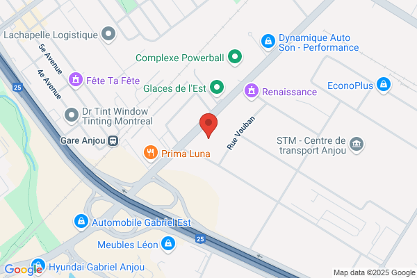 Outillage Industriel De L'est Inc, Livraison