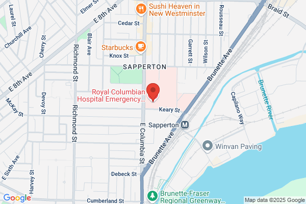 Emergency Program-Provincial, New Westminster