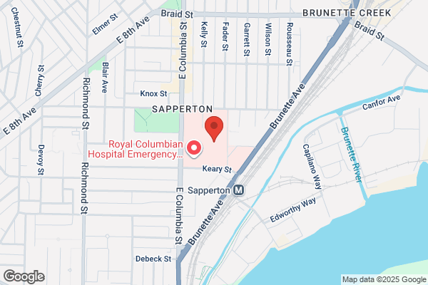 Royal Columbian Hospital, Patient Information