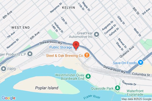 Public Storage, Storage Locations, New Westminster