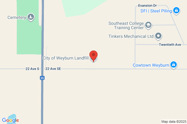 City of Weyburn, Waste Disposal Grounds