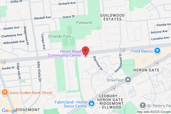 Community Centres, City of Ottawa, Community Centres, Heron Road Senior Centre
