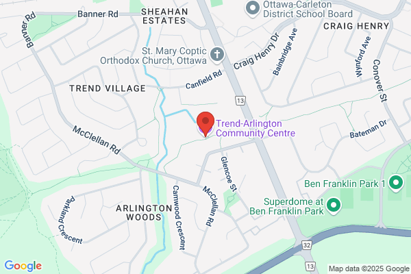 Community Centres, City of Ottawa, Community Centres, Trend-Arlington