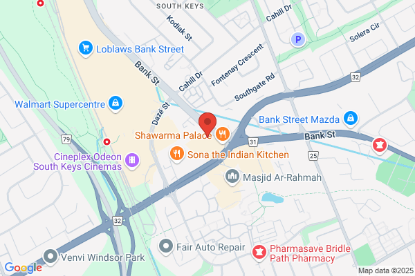 Harvey's Restaurants, Ottawa Locations