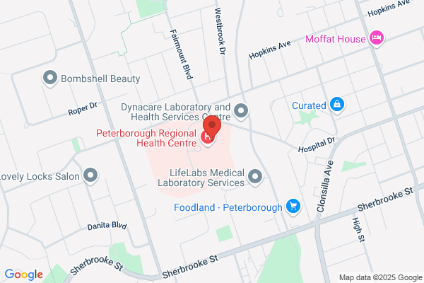 Peterborough Regional Health Centre, Rogers Street Site, Oncology (Cancer) Clinic