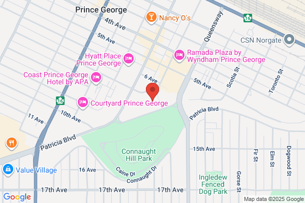 Prince George City of, City Hall, Leisure Services Dept, Civic Centre