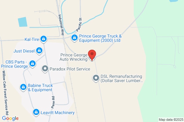 Prince George Auto Wrecking Ltd, Parts