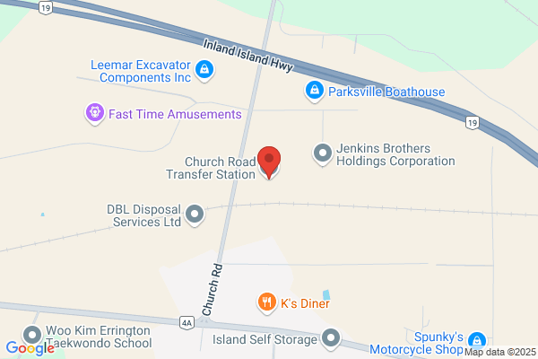Regional District of Nanaimo, Environmental Services, Church Road Transfer Station