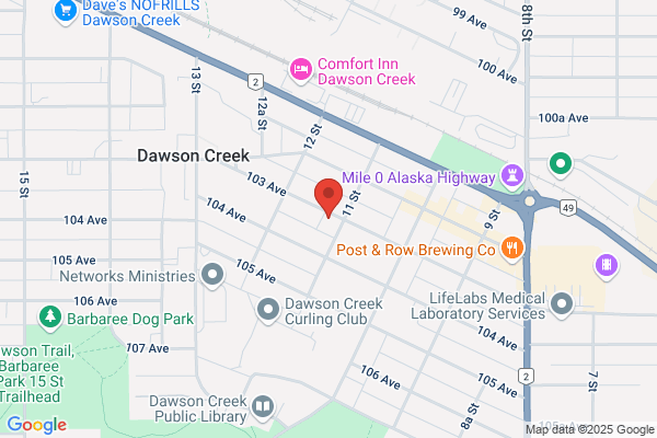 British Columbia, Key Word Listings Programs/Services Listed by Subje, Employment & Assistance Centres, Dawson Creek