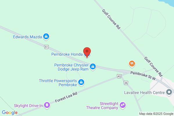 Pembroke Honda, Garage