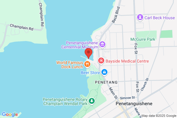 Municipal Government Services, Penetanguishene (Town of), Chamber of Commerce/Tourist Office/Town Dock (Seaso