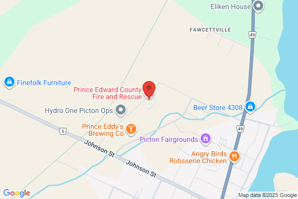 The Corporation of the County of Prince Edward, Fire Department Administration