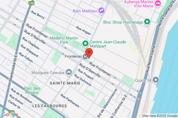 Montreal (City of), Ville-Marie, Centres De Loisirs, Libraries, Frontenac