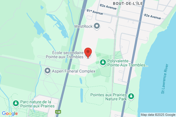 Commission Scolaire De La Pointe-De-L'ile, Reseau Montreal-Est-Pointe-Aux-Trembles Et Riviere-, Ecoles Secondaires, Pointe-Aux-Trembles (De La)