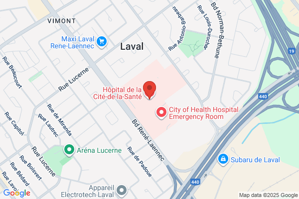 Cite De La Sante De Laval, Physiotherapie