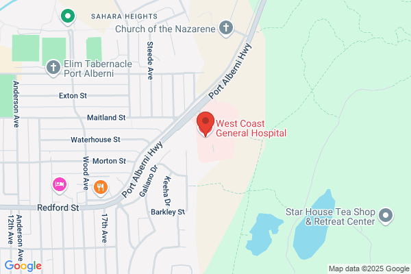 Vancouver Island Health Authority, Hospitals, West Coast General Hospital