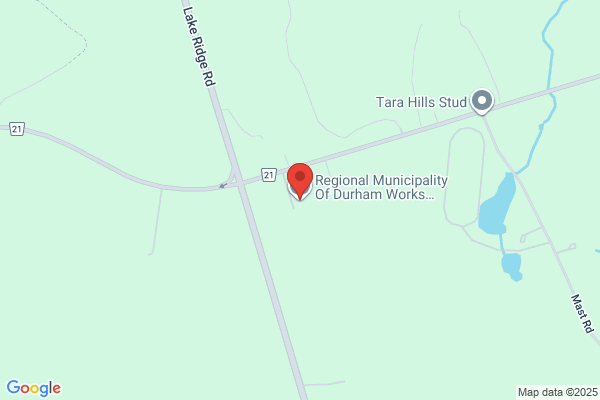 Flooding, Durham (Regional Municipality of), Works Department, Sanitary Sewer Back-Ups and Plugged Sanitary Sewer, Scugog Depot Port Perry