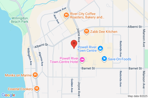 Credit Unions of B C, Community Credit Union, Powell River Credit Union, Powell River Branch