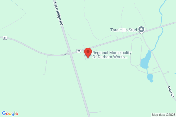 Flooding, Durham (Regional Municipality of), Works Department, Sanitary Sewer Back-Ups and Plugged Sanitary Sewer, Scugog Depot Port Perry