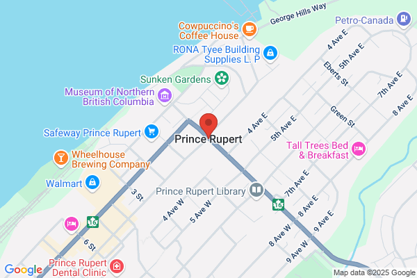 Prince Rupert City of, Citytel