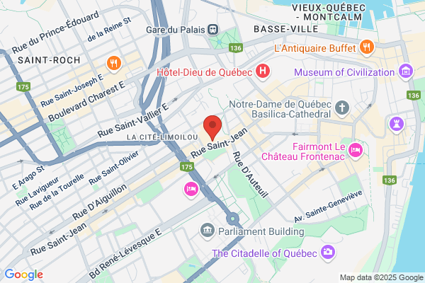 Capitole De Quebec (Le) Inc, Administration