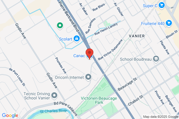 Canac-Marquis Grenier Ltee, Materiaux Constr, Succ Ville Vanier