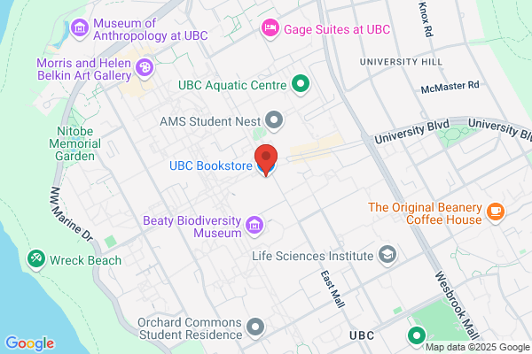 University of British Columbia, Bookstores, U B C Health Sciences Bookshop