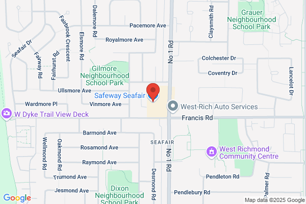 Canada Safeway Limited, Richmond, Seafair, Customer Service