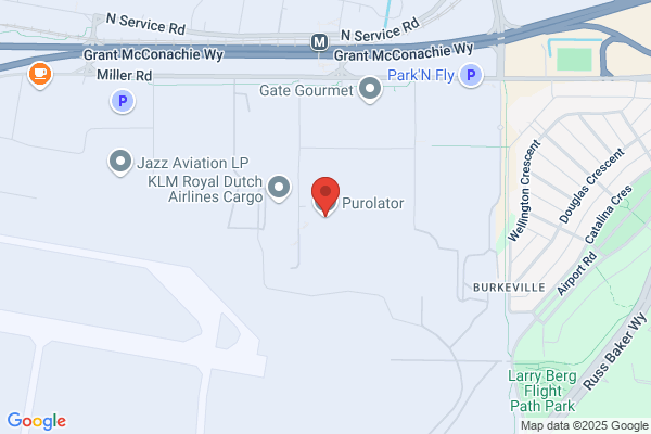 Purolator Courier Ltd, Shipping Centres, Richmond