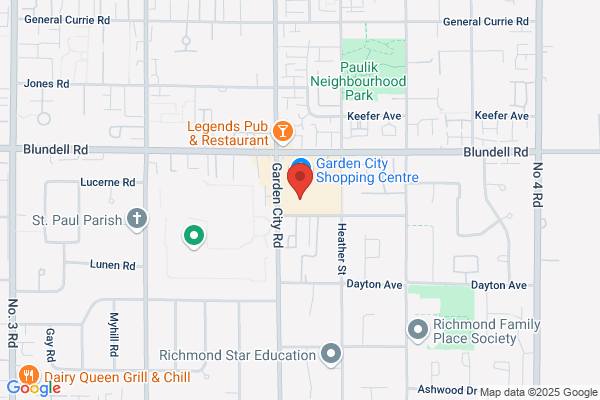 Ricky's All Day Grill, Richmond Locations, Garden City Shopping Centre