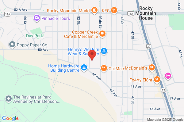 Government of Alberta, Income & Employment Support Programs, District Offices/Alberta Service Centres, Rocky Mountain House