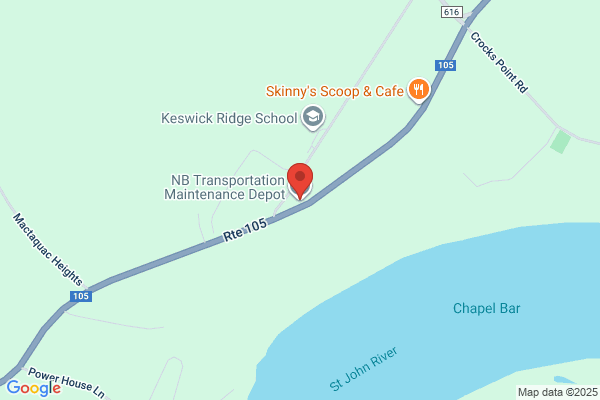Province of New Brunswick, Transportation Maintenance Depots, Acadieville