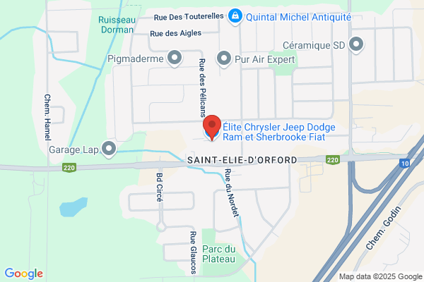Elite Chrysler Jeep Dodge Ram et Sherbrooke Fiat