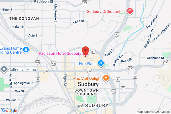 Radisson Hotel Downtown Sudbury, Catering