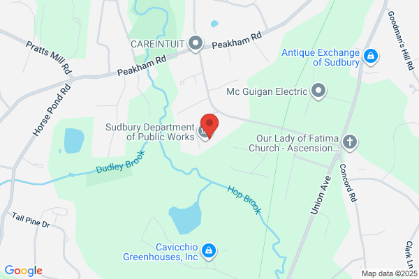 Roads Highways and Bridges, Sudbury, Public Works (Complaints and