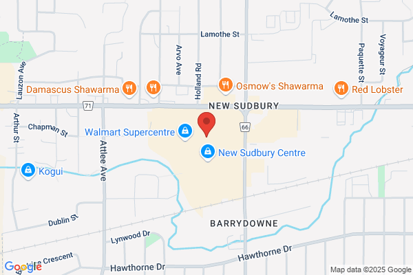New Sudbury Centre, Tenant Information, Transit