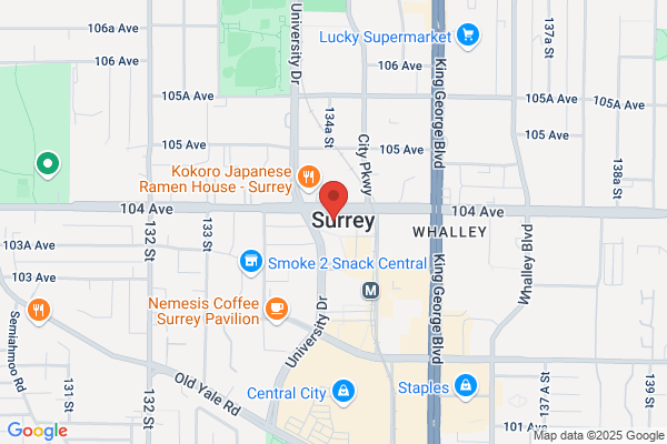 Surrey City of, Planning & Development Dept, Insurance Enquiries