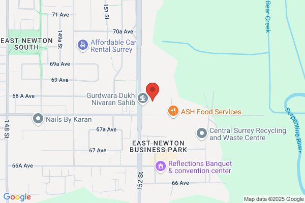 Akal Furniture Mfg Ltd, Surrey Location