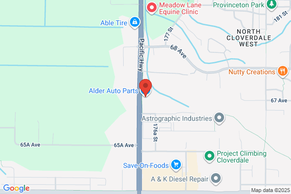 Alder Auto Parts Ltd, White Rock