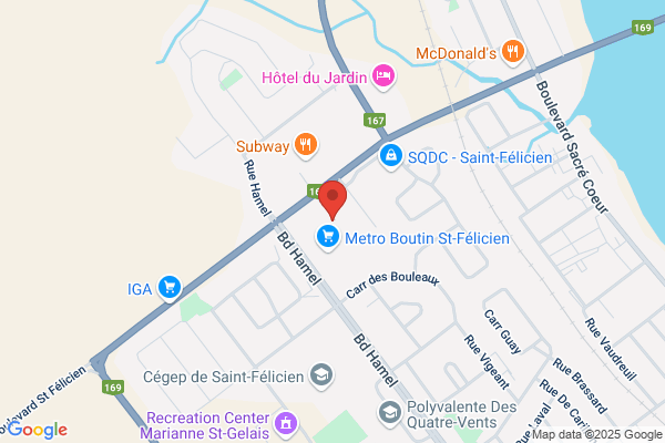 Carrefour St-Felicien Inc, Super Marche Metro St-Felicien