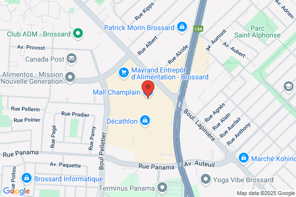 Mail Champlain, Via Uomo