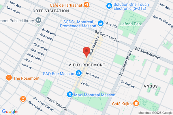 Restaurant Pfk (Poulet Frit Kentucky)-Suite Continue, Succursales, Montreal