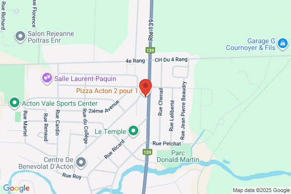 Pizza Acton 2 Pour 1