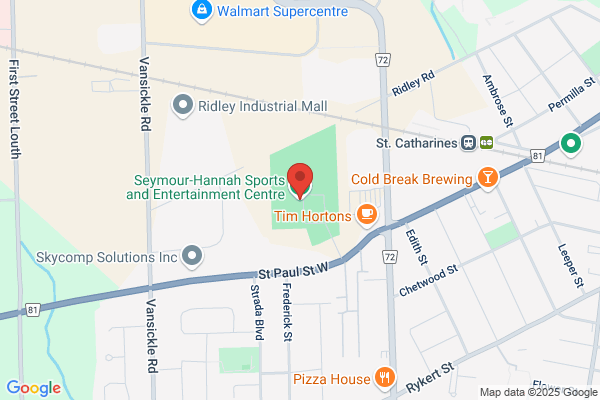 Arenas and Ice Rinks, St Catharines (City of), Public Skating Information